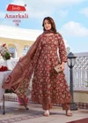 Anarkali Vol 2 By Jash Cotton Printed Anarkali Kurti Set 